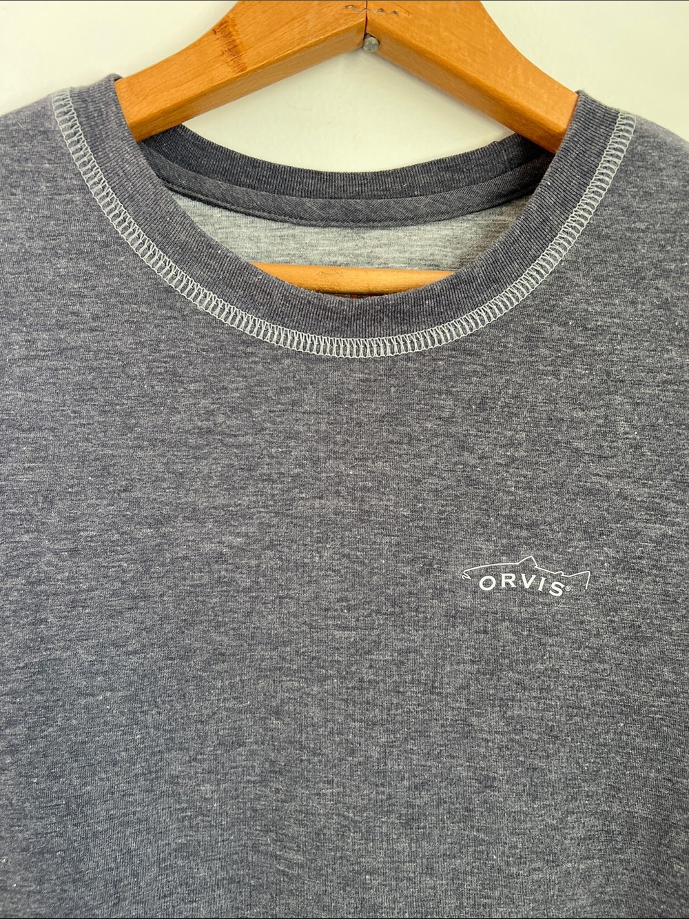 Orvis | Women’s Long-Sleeve Crew Tee in Slate Lightweight Casual #0X77 Size M - Picture 4 of 16